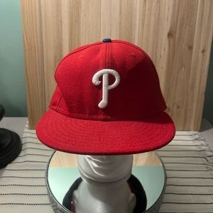 Genuine Authentic MLB Philadelphia Phillies New Era Fitted Hat Cap 59Fifty